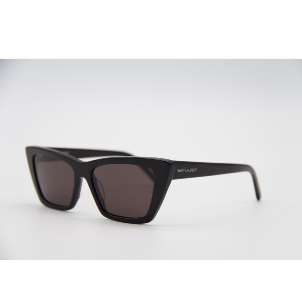New Saint Laurent Mica SL276 001 New Cat Eye Sunglasses Saint Laurent SL 276 - Picture 2 of 15